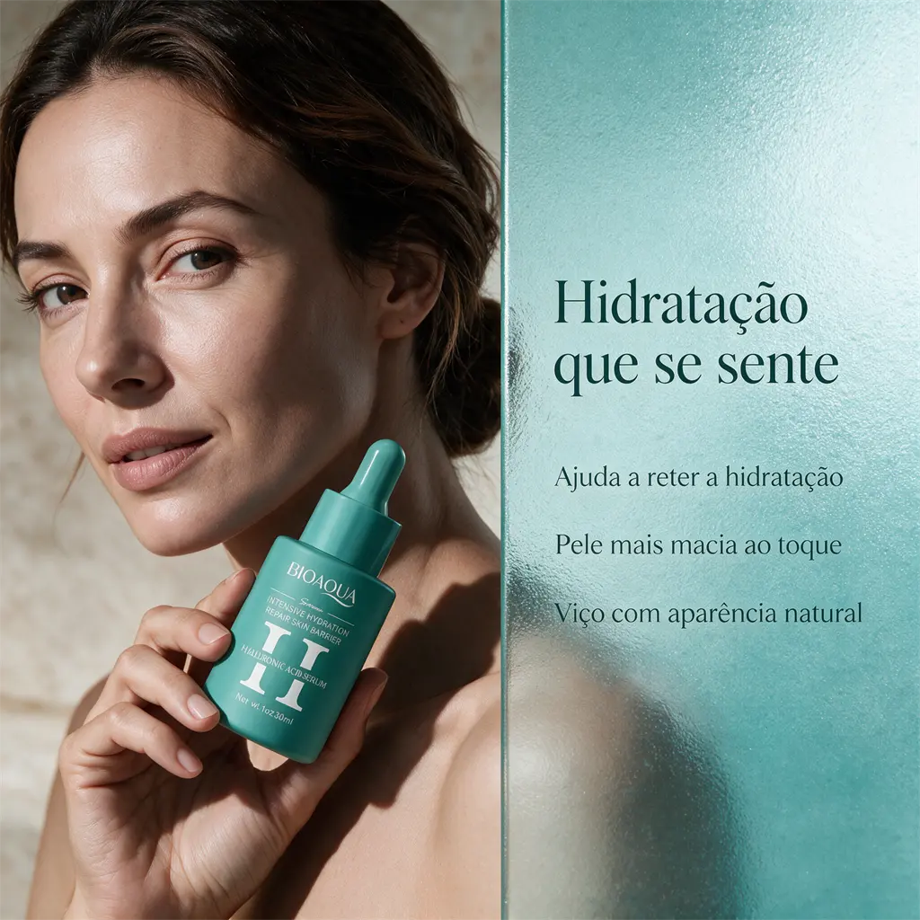sérum facial com ácido hialurônico 30ml | Mellora Brasil