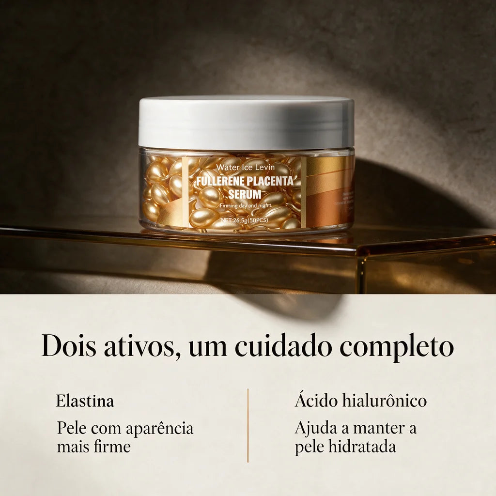 sérum facial em cápsulas com elastina 50un | Mellora Brasil