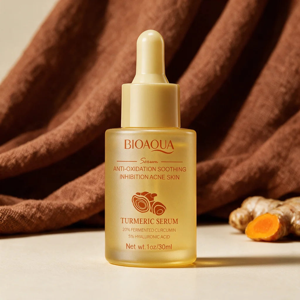 sérum facial calmante com cúrcuma fermentada 30ml | Mellora Brasil