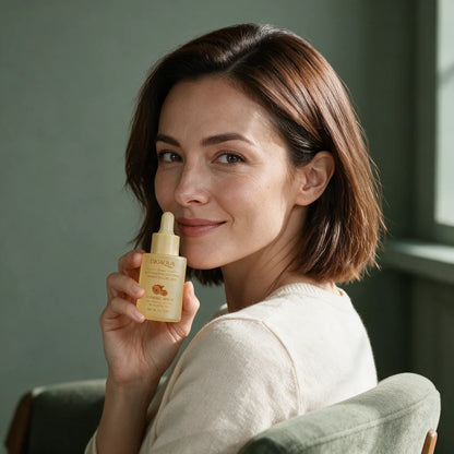 sérum facial calmante com cúrcuma fermentada 30ml | Mellora Brasil