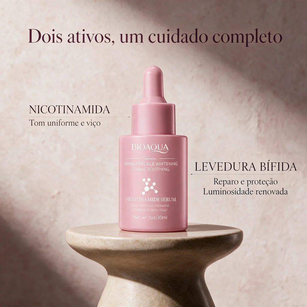 sérum facial com nicotinamida e fermento 30ml | Mellora Brasil