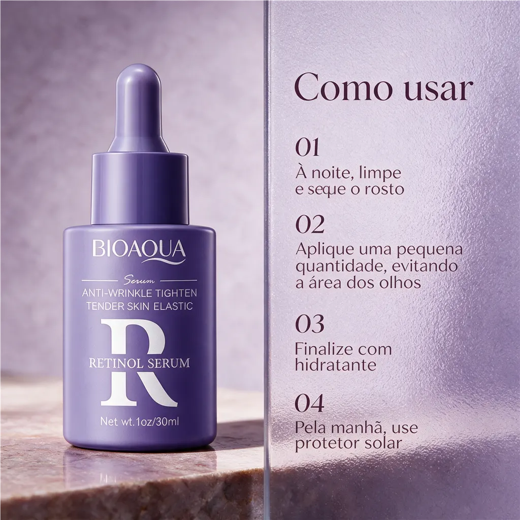 sérum facial com retinol 30ml | Mellora Brasil