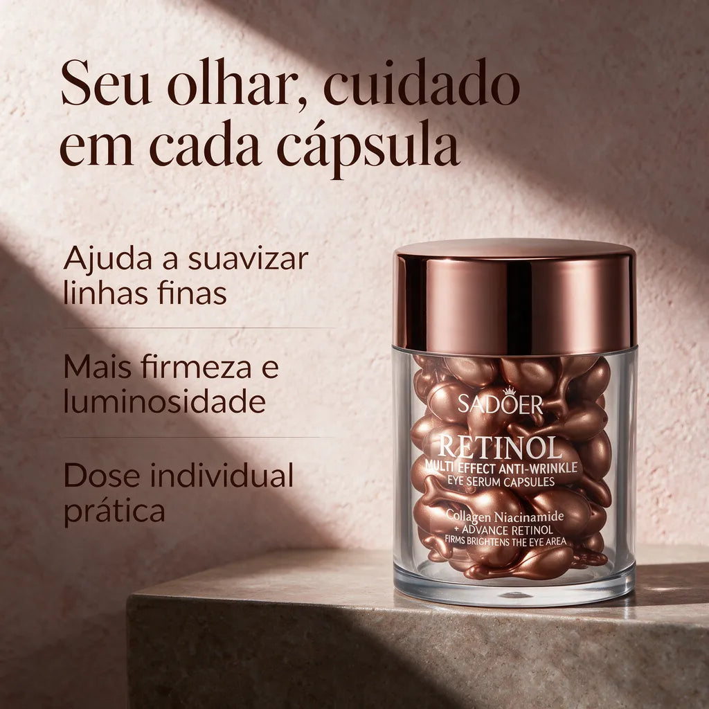 sérum para olhos em cápsulas com retinol 45un | Mellora Brasil